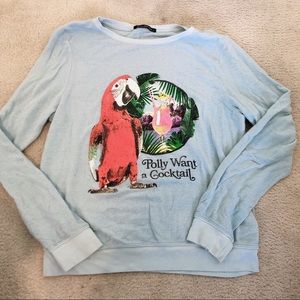 Wildfox Polly Want A Cocktail Pullover